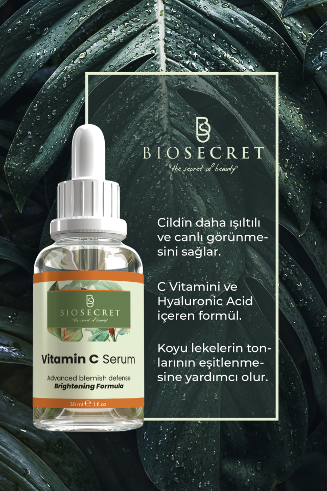 Bio19 %10 C Vitamini Serumu Aydınlatıcı Canlandırıcı 30 ml