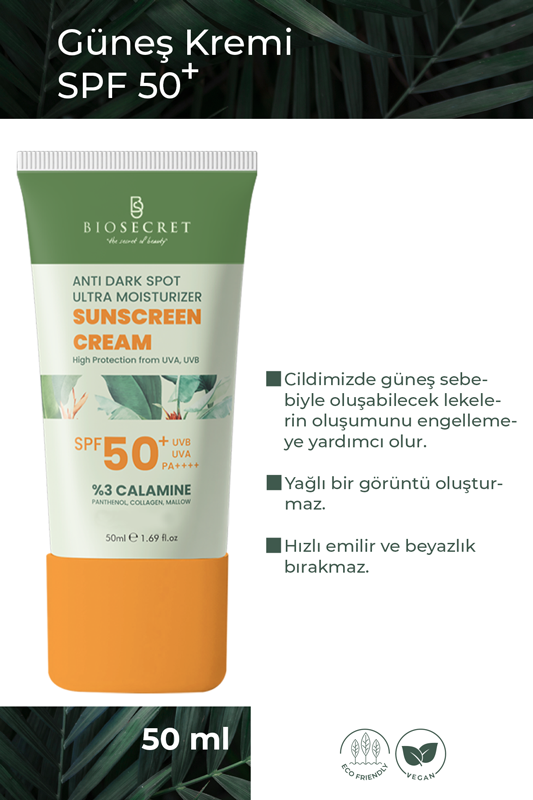 Bio45 Güneş Kremi 50 Spf Sunscreen Cream 50ml