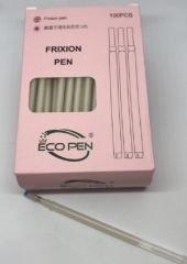 Eco Pen Frixion Isı ile Uçan Kalem Beyaz (100 Adet) Kutu