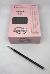 Eco Pen Frixion Isı ile Uçan Kalem Siyah (100 Adet) Kutu