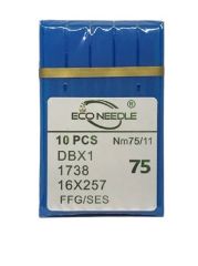 ECO NEEDLE Düz Makine İnce Dip Dikiş İğnesi / DBX1 SES 11/75 (100 Adet)