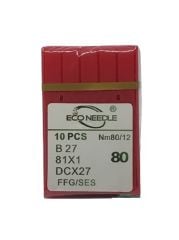 Eco Needle Overlok Dikiş İğnesi/ DCX27 SES 12/80 (10 Adet)