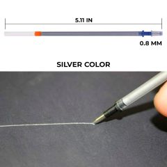 Gümüş Kalem Deri - Kapitone İşaretleme Kalemi (50 Adet)