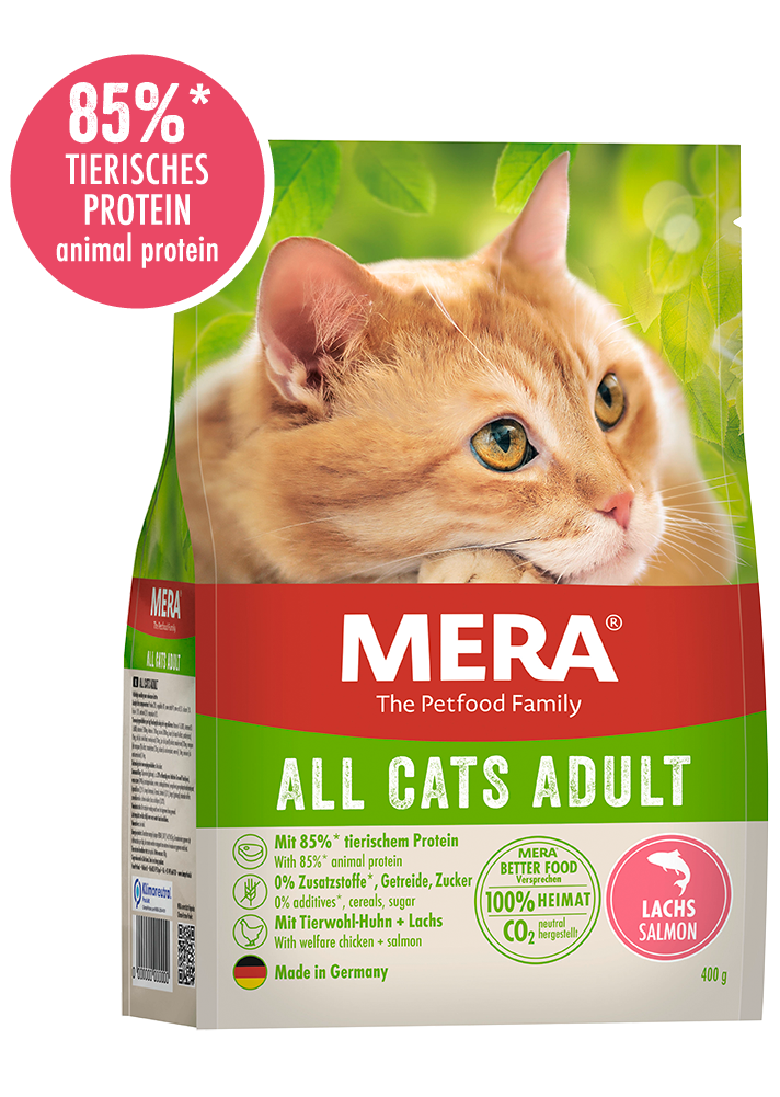 Mera All Cats Adult Tahılsız Taze Somon Balıklı Kedi Maması 10 Kg