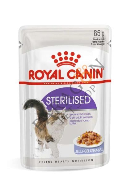 Royal Canin Pouch Jelly Sterilised Kısırlaştırılmış Yaş Kedi Maması 85 Gr