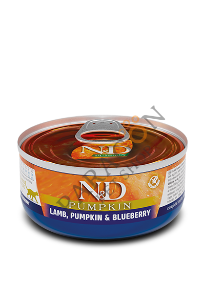 N&D Pumpkin Kuzu Balkabaklı Yaban Mersini Yetişkin Yaş Mama 70 gr