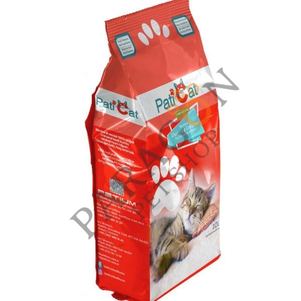 PatiCat Natural Parfümsüz Doğal Kalın Kedi Kumu 10 L