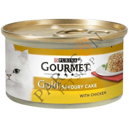 Gourmet Gold Savoury Cake Tavuklu Yaş Kedi Maması 85 g