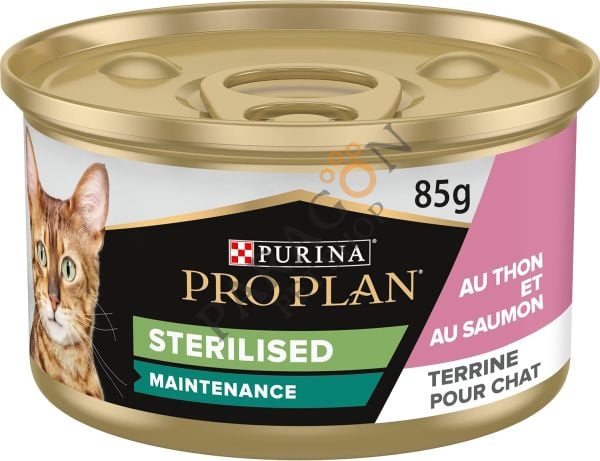 Pro Plan Sterilised Ton Balıklı ve Somonlu Kısırlaştırılmış Yaş Kedi Maması 85 g