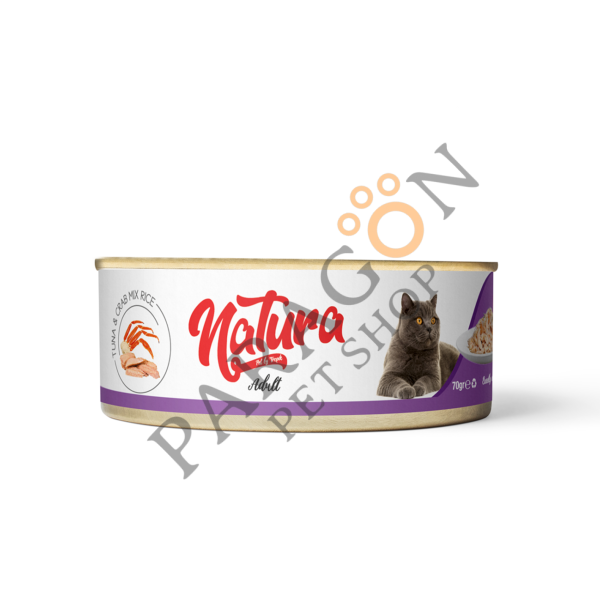 Natura Ton Balığı & Yengeçli Yaş Kedi Maması 70 g