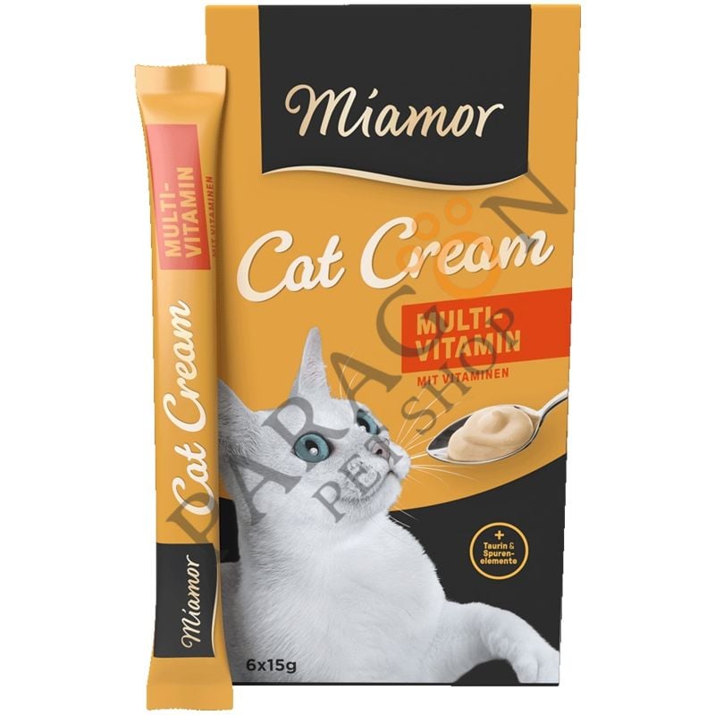 Miamor Cream Multivitamin Kedi Ödülü 6x15 gr