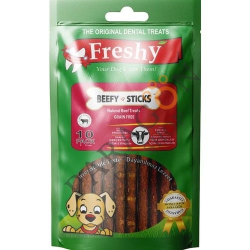 Freshy Beefy Sticks Tahılsız Biftekli Çubuk Köpek Ödülü 10 Adet