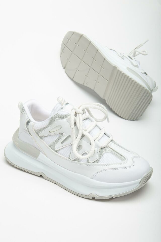 Suins Roger Model Kadın Spor Ayakkabı Sneaker Beyaz - 40
