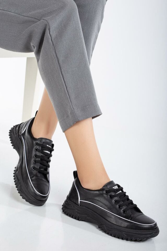 Suins Lincoln Kadın Spor Ayakkabı Sneaker Siyah - 40