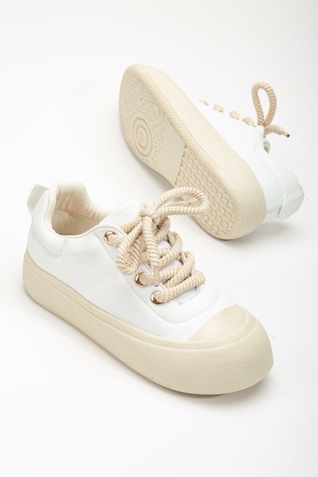 Suins Sweet Kadın Spor Ayakkabı Sneaker Günlük Beyaz - 39
