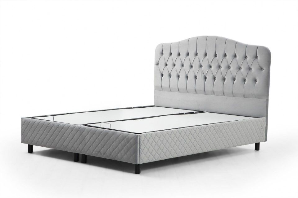 Vassi Base + Headboard Gray