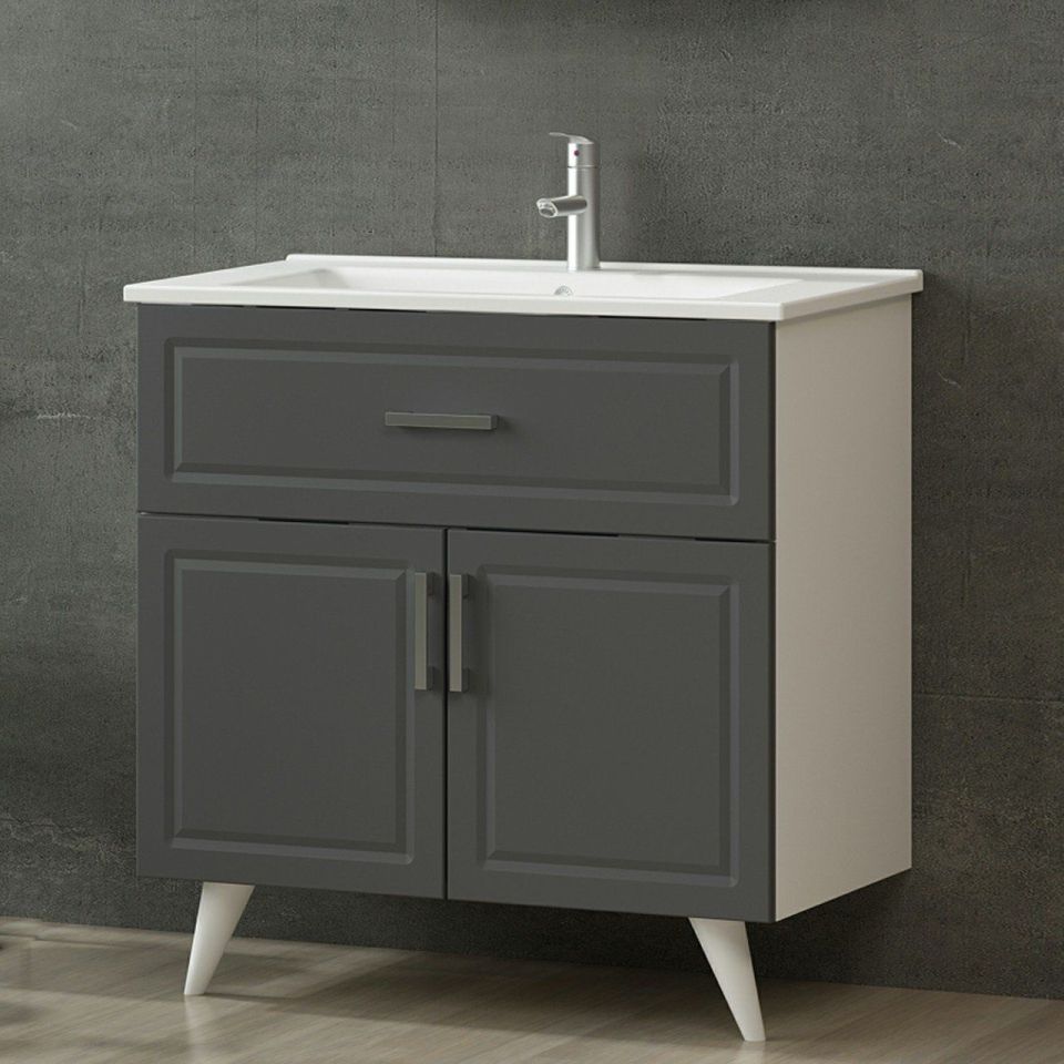 Kayra Bathroom Cabinet Bottom 100cm Ay2K1Ç+Etj White