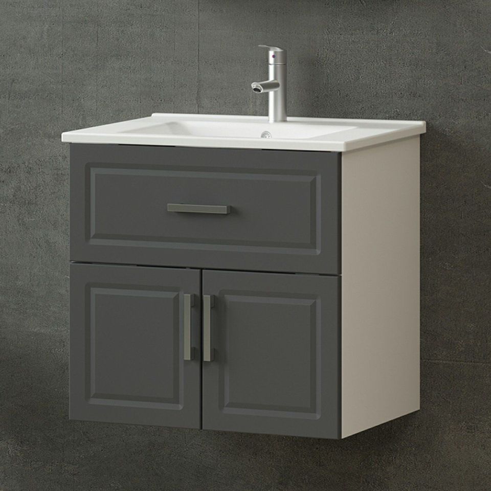 Kayra Bathroom Cabinet Bottom 65Cm As2K1Ç+Etj White