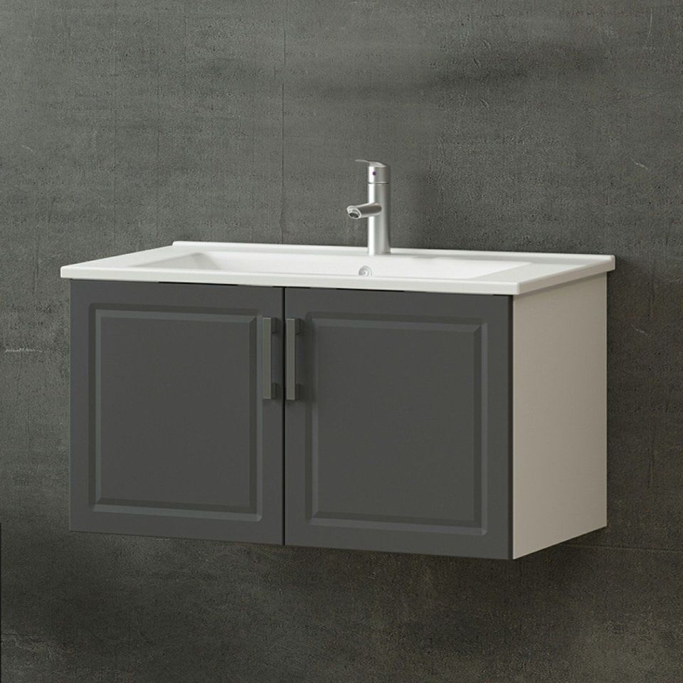 Kayra Bathroom Cabinet Bottom 85Cm As2K+Etj White