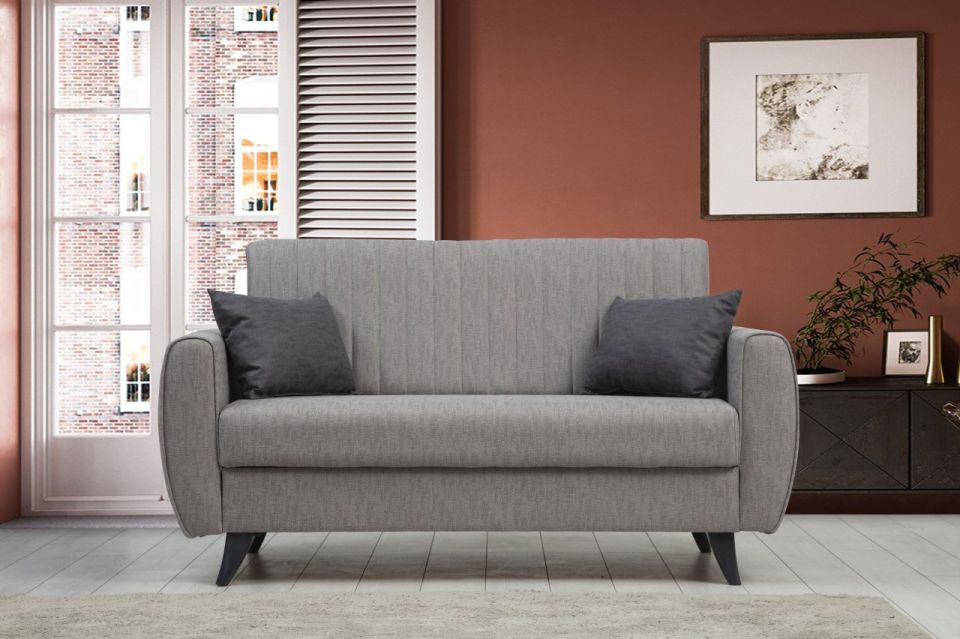 Alkon Double Sofa-Light Gray 99