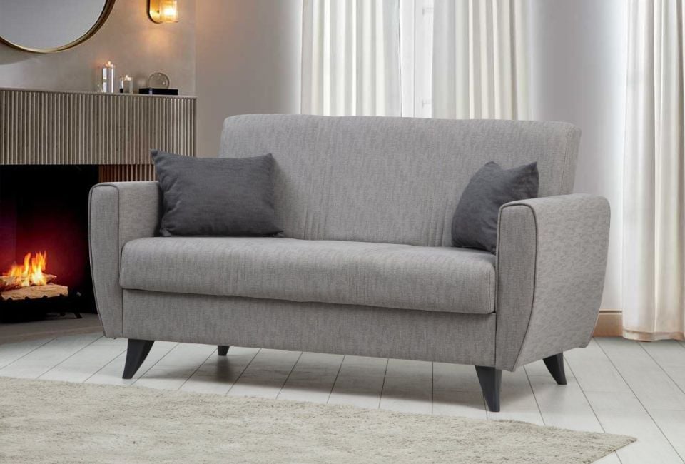 Zaden Double Sofa-Light Gray 99