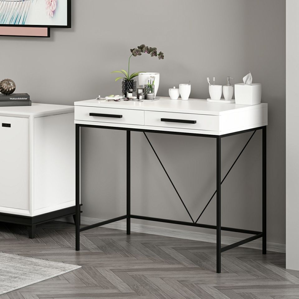 Sane Makeup Table - White