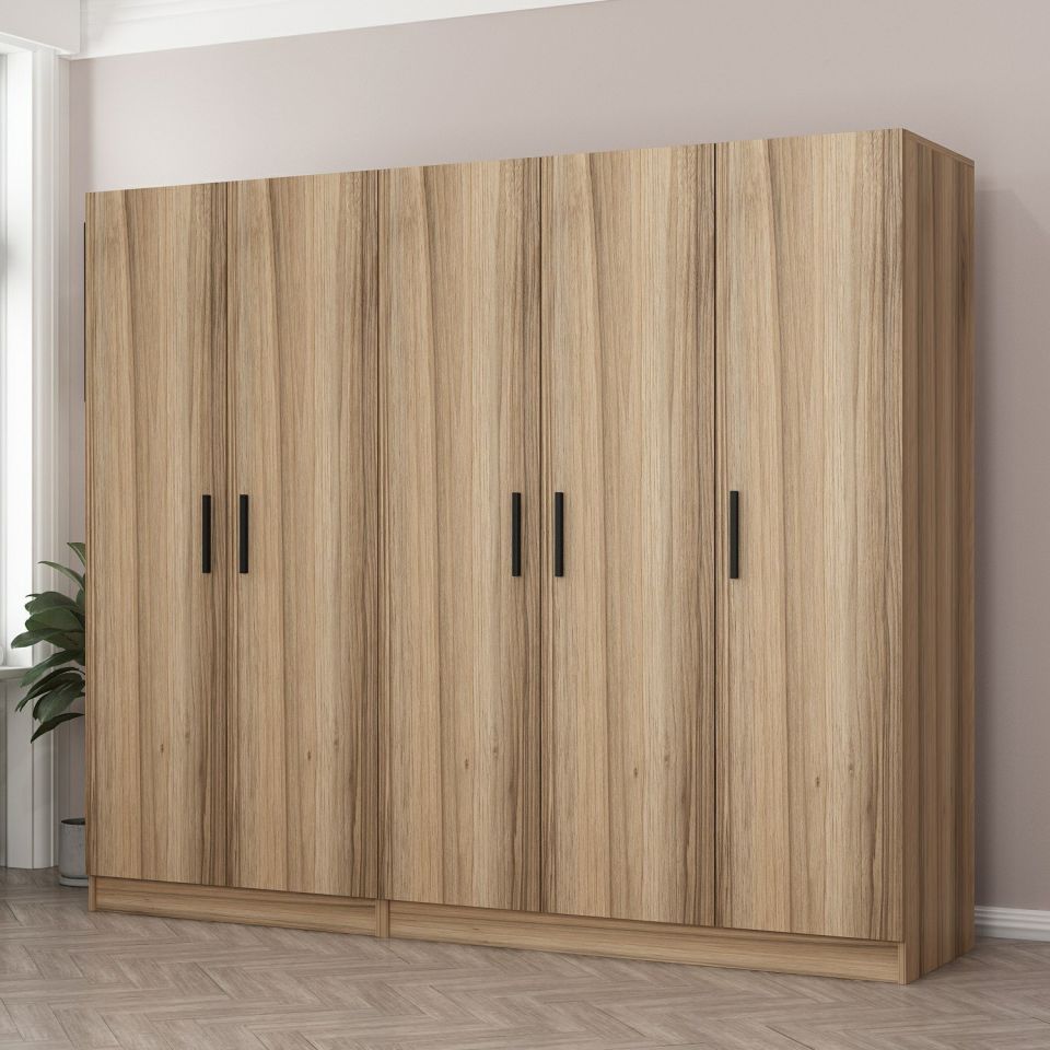 Kayra Kayra 5-Door 2-C Cabinet Gold