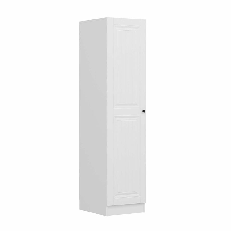Kayra Kayra 1 Door and Shelf Cabinet White - İlk Bahar Mebran
