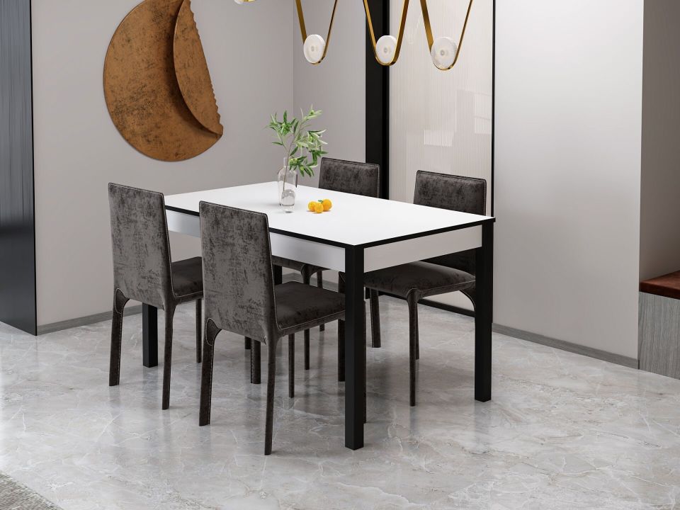 Elevate Dining Table - White Wood