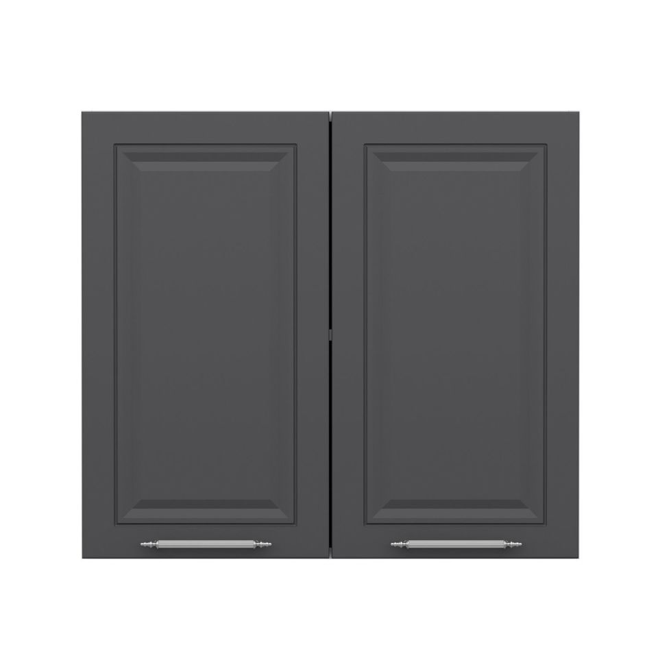 Kayra Kitchen Module Top 2Dk1R 80Cm Cabinet Byz Mebran C Anthracite