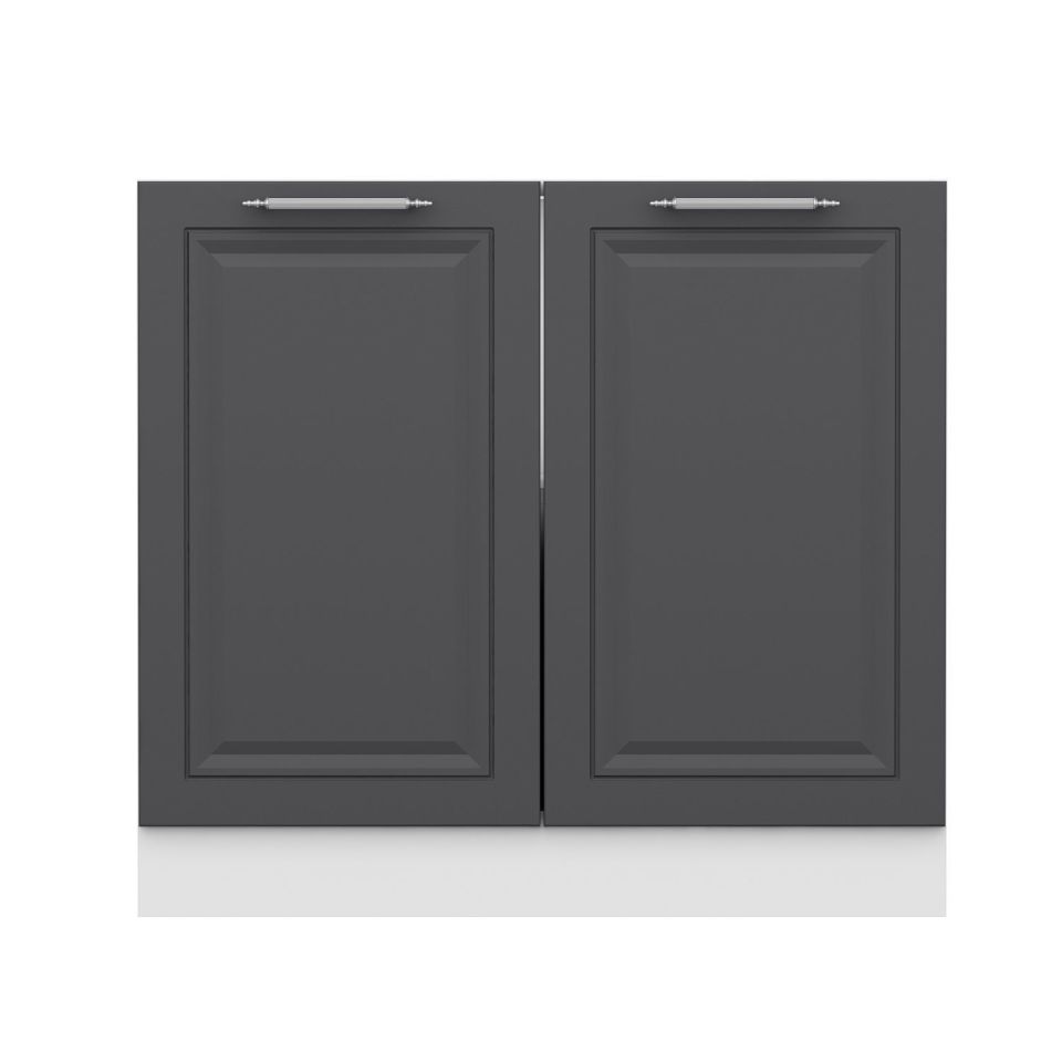 Kayra Kitchen Module Bottom 2K1R 90Cm Cabinet Byz Mebran C Anthracite