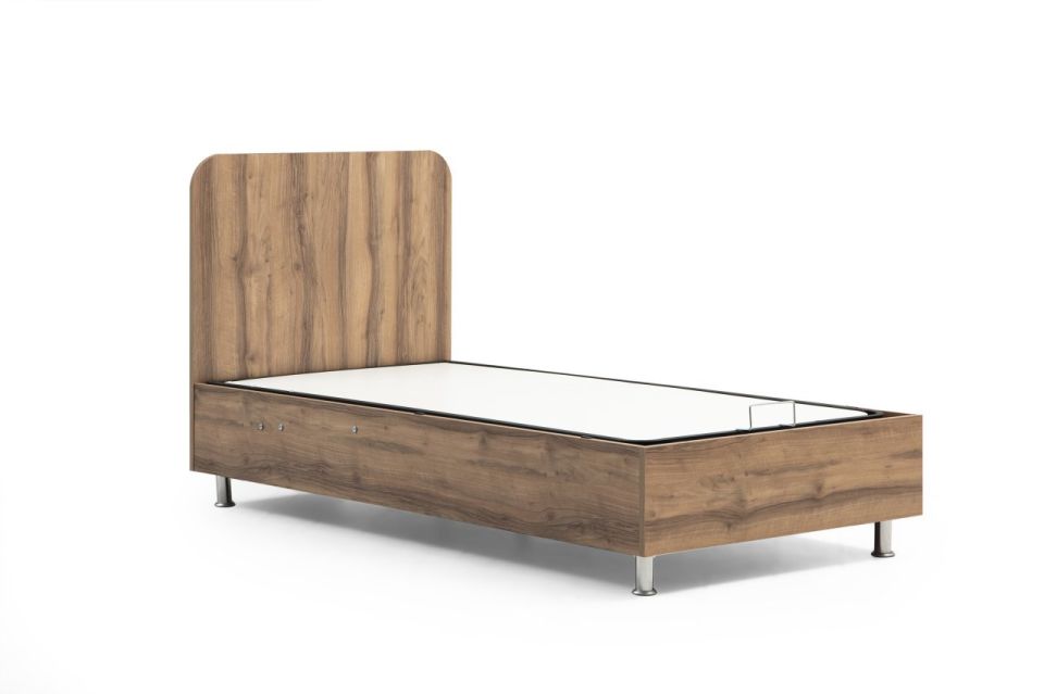 Kayra Base Headboard Set - Walnut