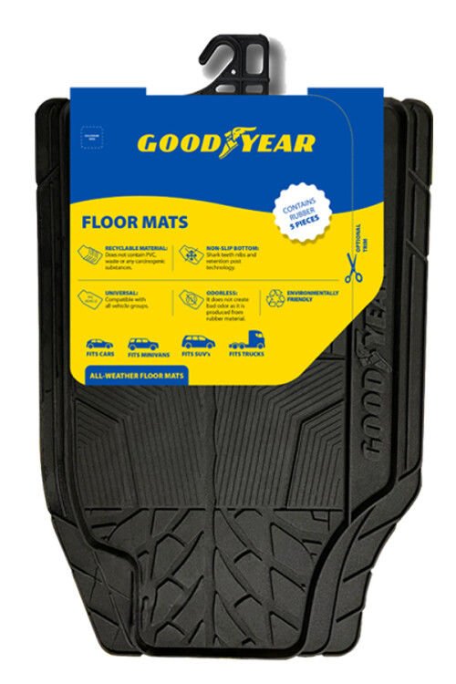 GDY 401013 GOODYEAR TÜM ARAÇLARA UYUMLU UNİVERSAL 3D HAVUZLU OTO PASPAS