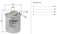 FILTRON FILT PP 841/7 SPRT 315-515-VITO 639 YAKIT FILTRESI