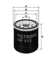 FILTRON FILT OP 572 COROLLA (E9, E10, E11, E12, E15, E21) : YARIS (P1, P9, P13) 1.0/1.3/1.5 Hybrid 9 YAG FILTRESI .