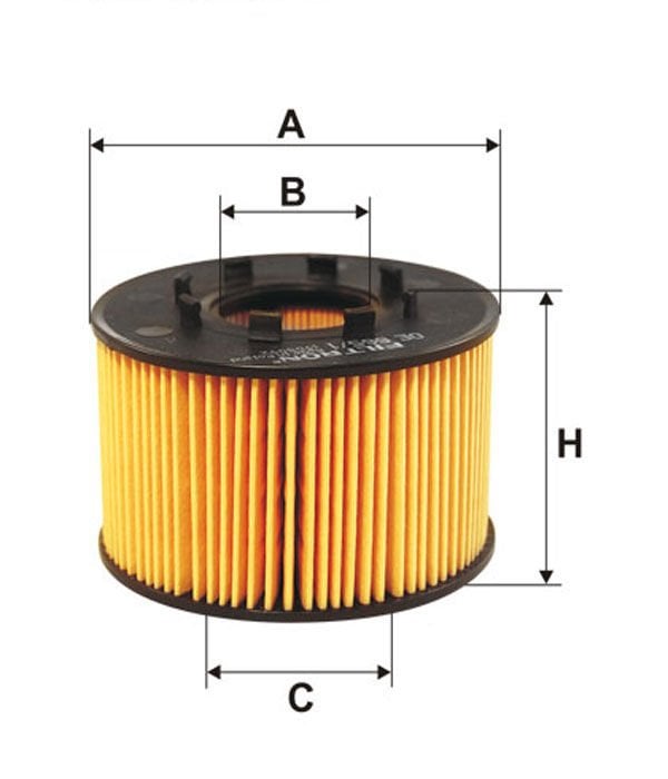 FILTRON FILT OE 665/1 TRANSIT V184/MONDEO YAG FILTRESI JDE2464/M8206A01