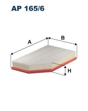 FILTRON FILT AP 165/6 S60/S80/V60/V70/XC60/XC70 HAVA FILTRESI