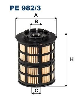 FILTRON FILT PE 982/3 MOKKA AVEO YAKIT FILTRESI