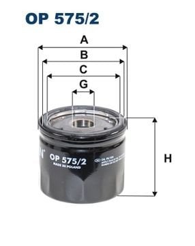 FILTRON FILT OP 575/2 CIVIC (FK) HB : CRV (RM) 1.6 i-DTEC 13-16 : CIVIC (FC) 1.6 i-DTEC 18- : HRV (RU) 1.6 i-DTEC 16- YAG FILTRESI .