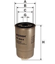 FILTRON FILT PP 968/4 DOBLO JTD/DUCATO/BOXER YAKIT FILTRESI