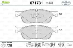 VALEO 671731 Ön Balata Landrover Dıscovery Sport 2.0 2.0d 2014 Rangerover Evoque L538 2.0d 2.2d 2011-2017