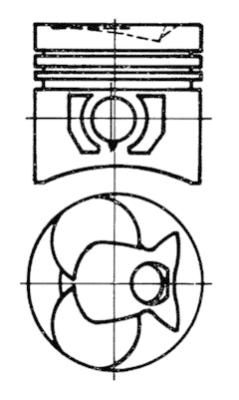 PİSTON 90,90MM M.BENZ OM616 617 73-01