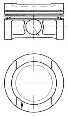 PİSTON 81,51MM VAG A3 A4 BO1 GO3-4 PAS PO3 94-