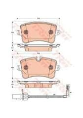 Arka Balata Audı A4 R84 12 A5 13 A6 11 A7 14 Q5 12 2.0tdi 3.0tdi Porsche Macan 14