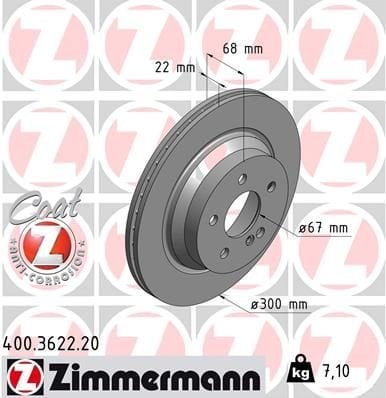 Fren Diski Arka Mercedes Benz Cls 08 E-class 02 Glk 08 986479042-df4270 (2 AD)