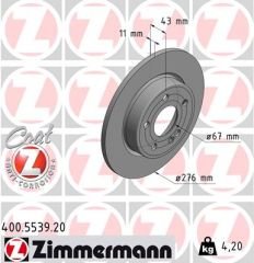 Fren Dıskı Arka Mercedes W177 W247 C118 (2 AD)