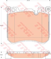 Ön Balata Bmw X5 E70 M 09-12 F15 F85 X5 13 E71 F16 F86 X6 14 34114073048-34116799964-