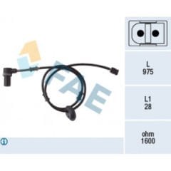 ABS SENSÖRÜ ARKA SOL M.BENZ 210 96-