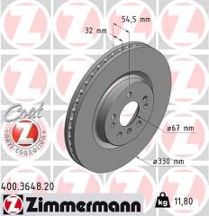 Ön Fren Aynası Mercedes W164 M Serisi 05 10 W251 07 R Serisi 330x32x5dlxjhavalı