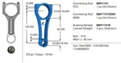 Piston Kolu Bmw 120d-320d-325d-330d-430d-520d-525d-530d-550d-640d-730d-750d-m50d-x3-x4-x5-x62.0-3.0c